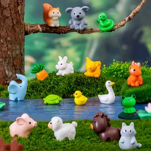 Noel, tavşan, domuz, ayı, koyun, kurbağa, kapibara tilki, kedi, dinozorlar, balık, kuş, minyatür heykelcik peri bahçe dekorasyon aksesuarları Bahçedeki 6 büyük koyun satışı, no. 5