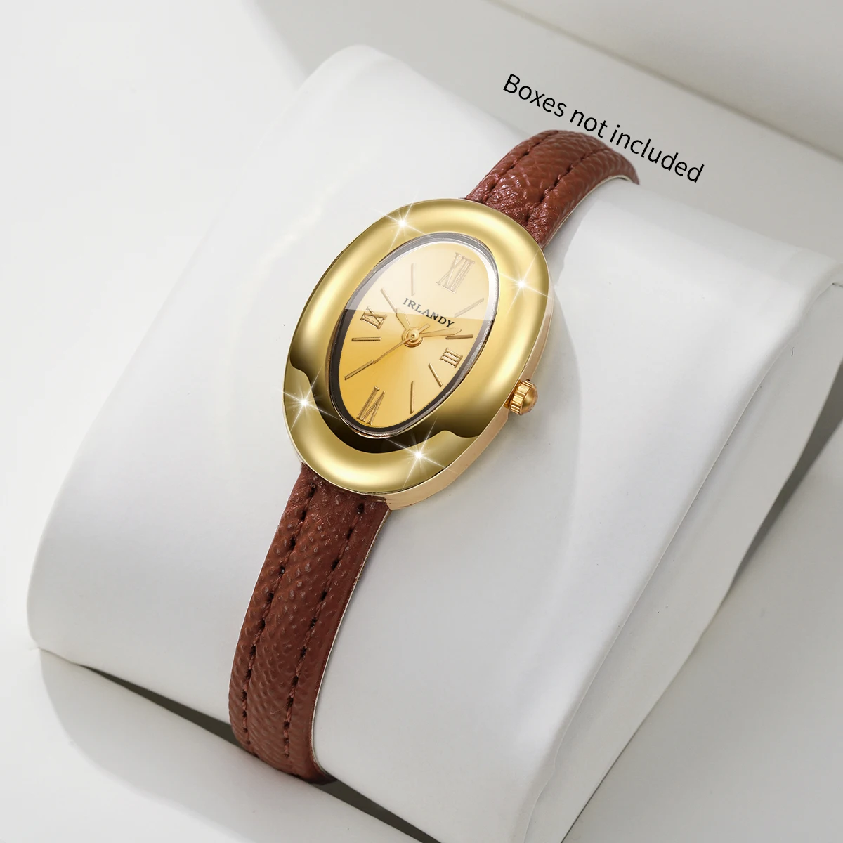 Elegant Oval Dial Women Watches Ultra-thin Leather Strap Ladies Quartz Watch Clock Relogio Feminino GiftWithout Box