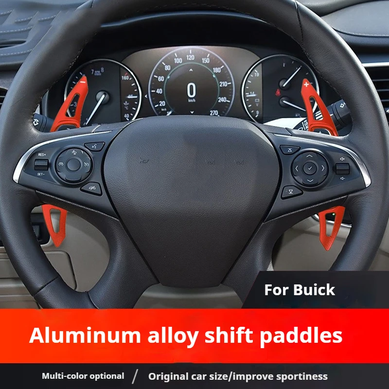 

Car Steering Wheel Aluminum Alloy Shift Paddle For Buick Verano Regal GS Lacrosse Cadillac CT6 XT5 GL8 Auto Accessories