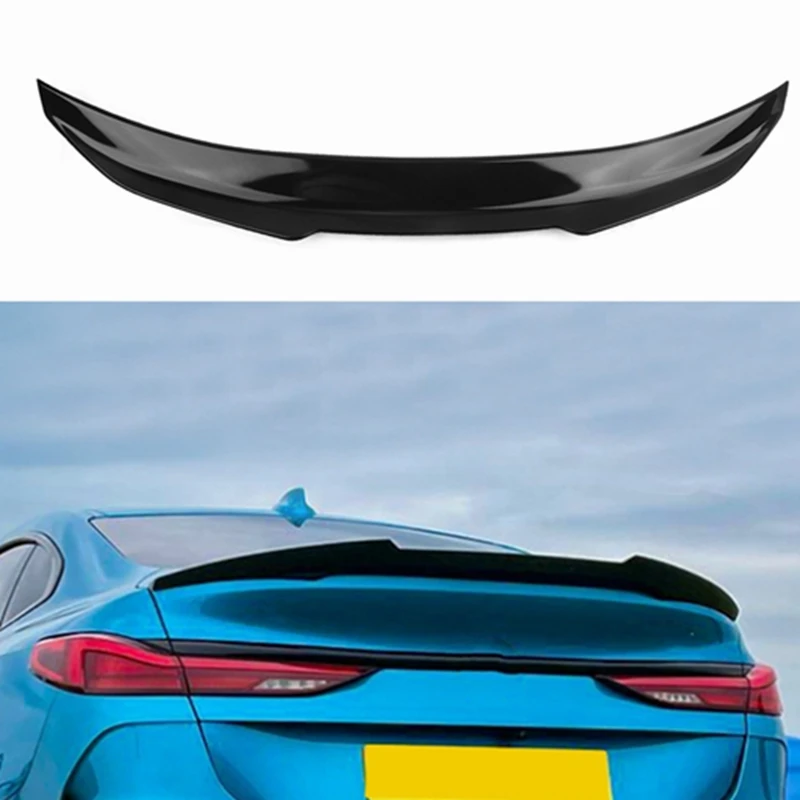 Gloosy Black Rear Trunk Lip Spoiler For BMW 2 Series 4-door F44 Spoiler ABS Car Tail Wing Decoration Auto Accessories 2020-2021