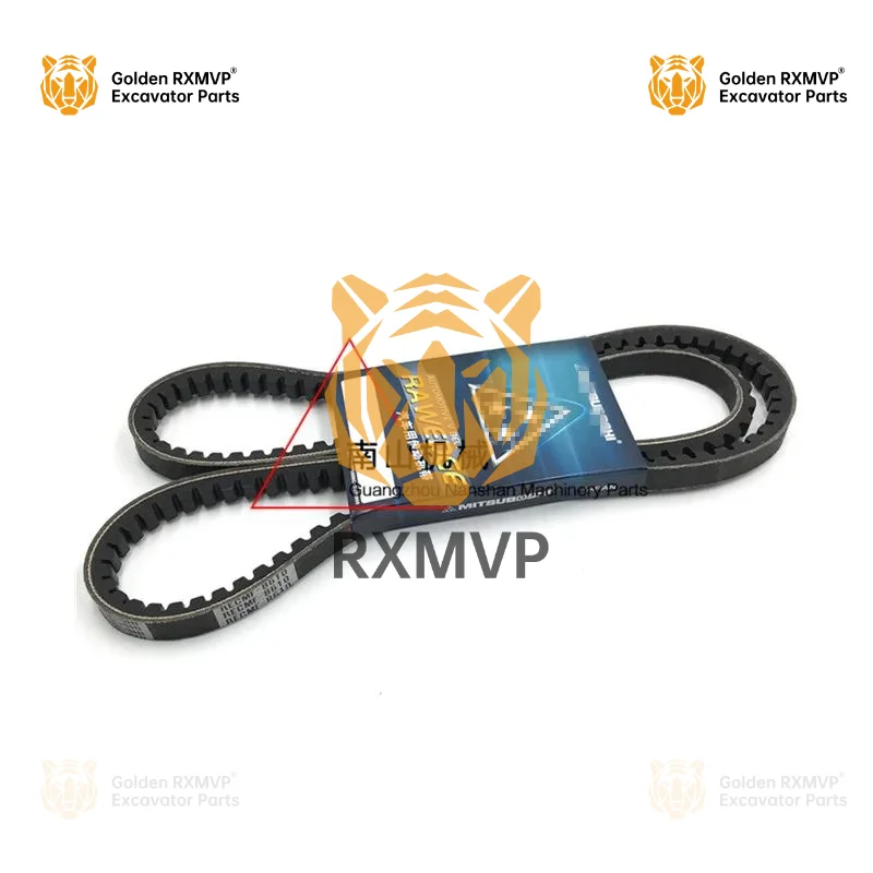 For Komatsu PC300 PC350 PC360-7 Fan Belt Air Conditioning Belt 6D114 Engine Compressor Excavator Accessories