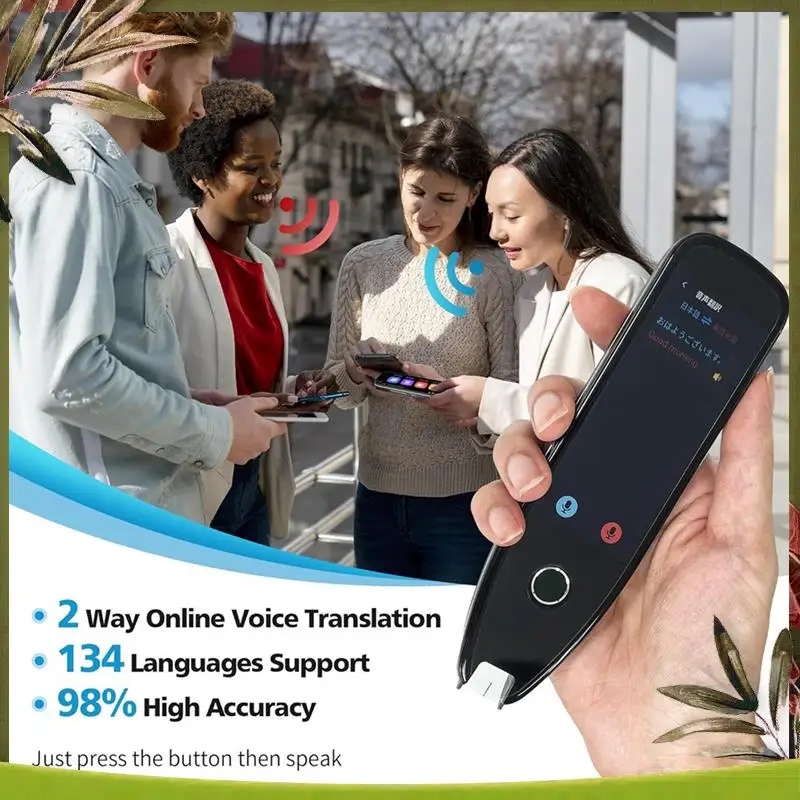 New-Translation Pen Reading Tool, Text To Speech Scanning Reading Pen, Smart Pen With Voice And Photo Translation