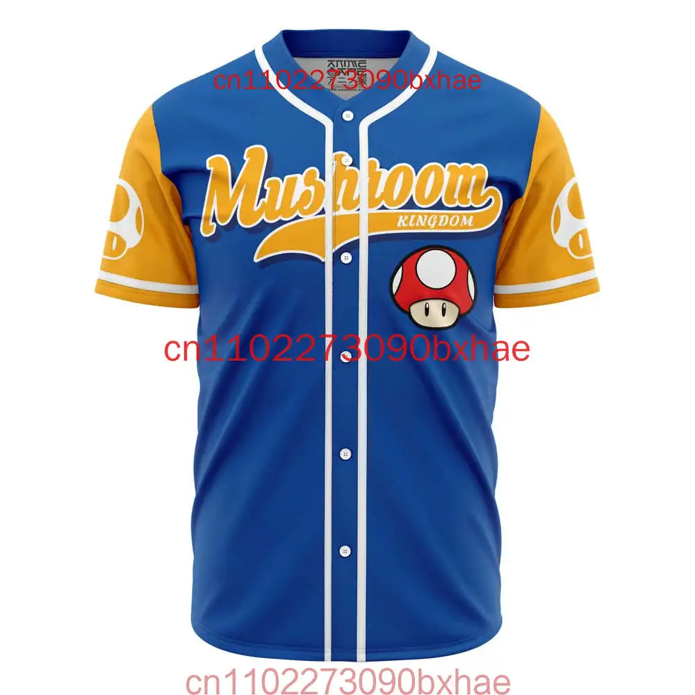 

Персонализированный бейсбольный трикотаж Супер Марио, новая летняя мужская и женская детская рубашка с 3D принтом