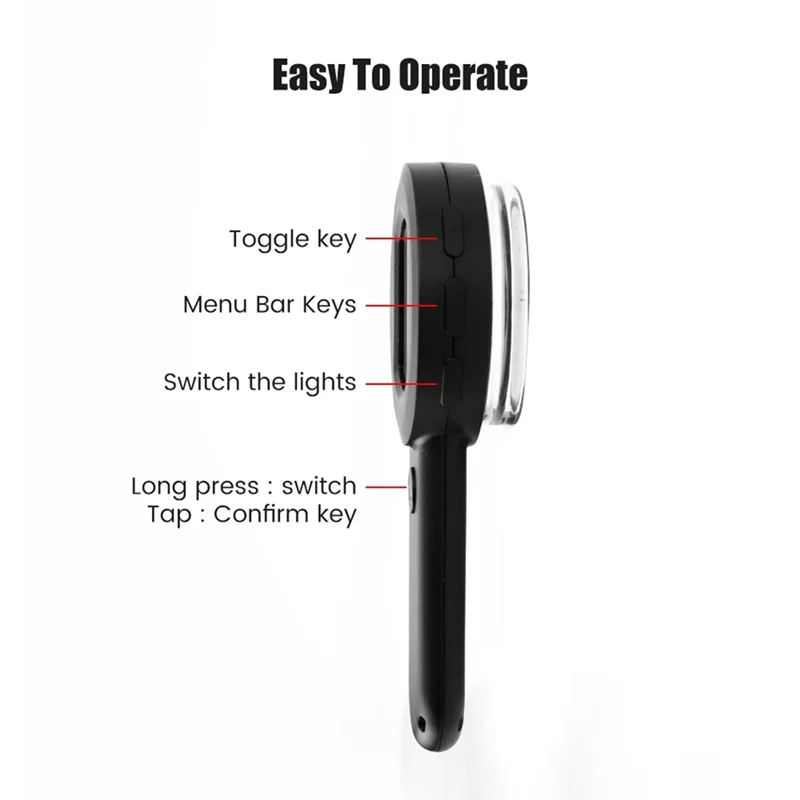 

B37B-Digital Magnification Microscope Portable Wifi Wireless Skin Hair Scalp Detector Analyzer Connect Phone