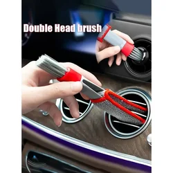 Car Air-Conditioner Outlet Cleaning Tool Car Interior Air Vent Dashboard Blinds Keyboard Dust Removal Brush Auto Accessories