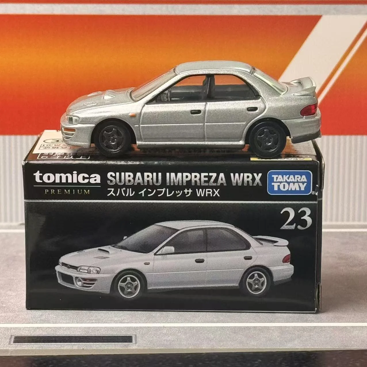 Takara Tomy Tomica Premium 23 Subaru Impreza WRX Auto Legering Speelgoed Motorvoertuig Diecast Metaal Model Kinderen Kerstcadeau Speelgoed voor Jongens
