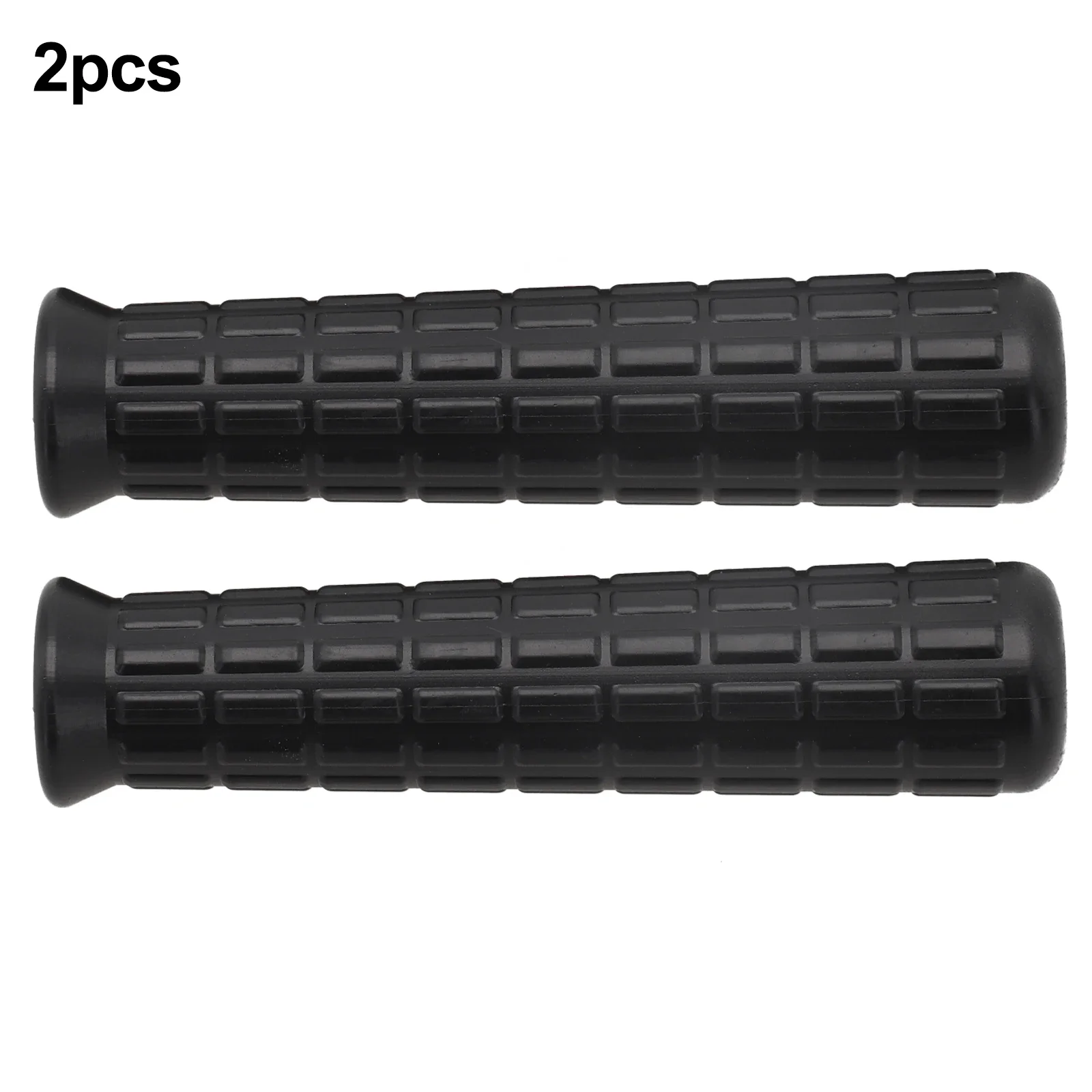 Non Slip Round Tubes Rubber Handles for Wheelbarrow 2 Pcs Weatherproof Replacement Grips for Safe and Secure Moving