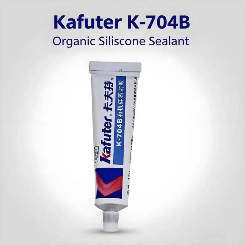 Black/White RTV Silicone Sealant High Temp Temperature Resistant Glue Insulation Adhesive 45g 704 704B for Electronic Components