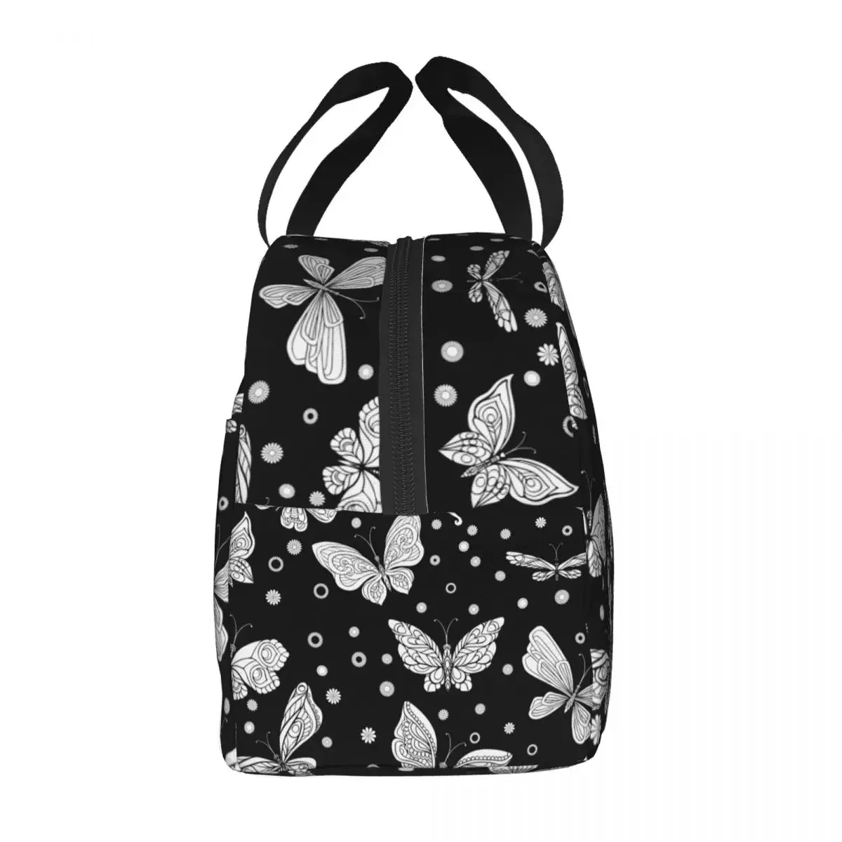 Bolsas de almuerzo para mujeres y niños, bolsa térmica de mariposa, impermeable, para Picnic, trabajo, Oxford