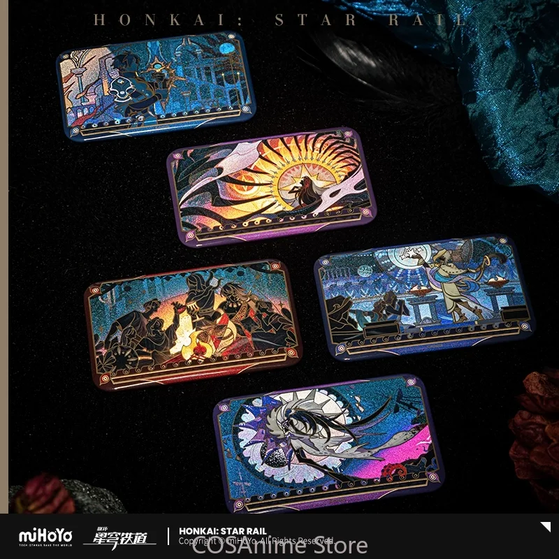 

Official Genuine Game Honkai: Star Rail Game Ambitus The Book of Creation Series Tinplate Badge Fans Halloween Gifts