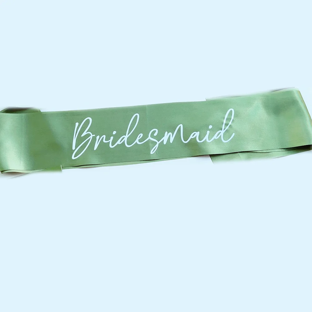 العروس لتكون فريق العروس وصيفه الشرف وشاح العازبة الدجاجة حفلة تفضل الزفاف المشاركة الزفاف دش اقتراح ديكور صور الدعائم #6