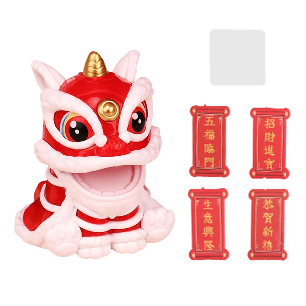 Chinese Style Lion Dance Figure New Year Home Decoration Lion Tabletop Decoration Lion Ornament Lion Sculpture