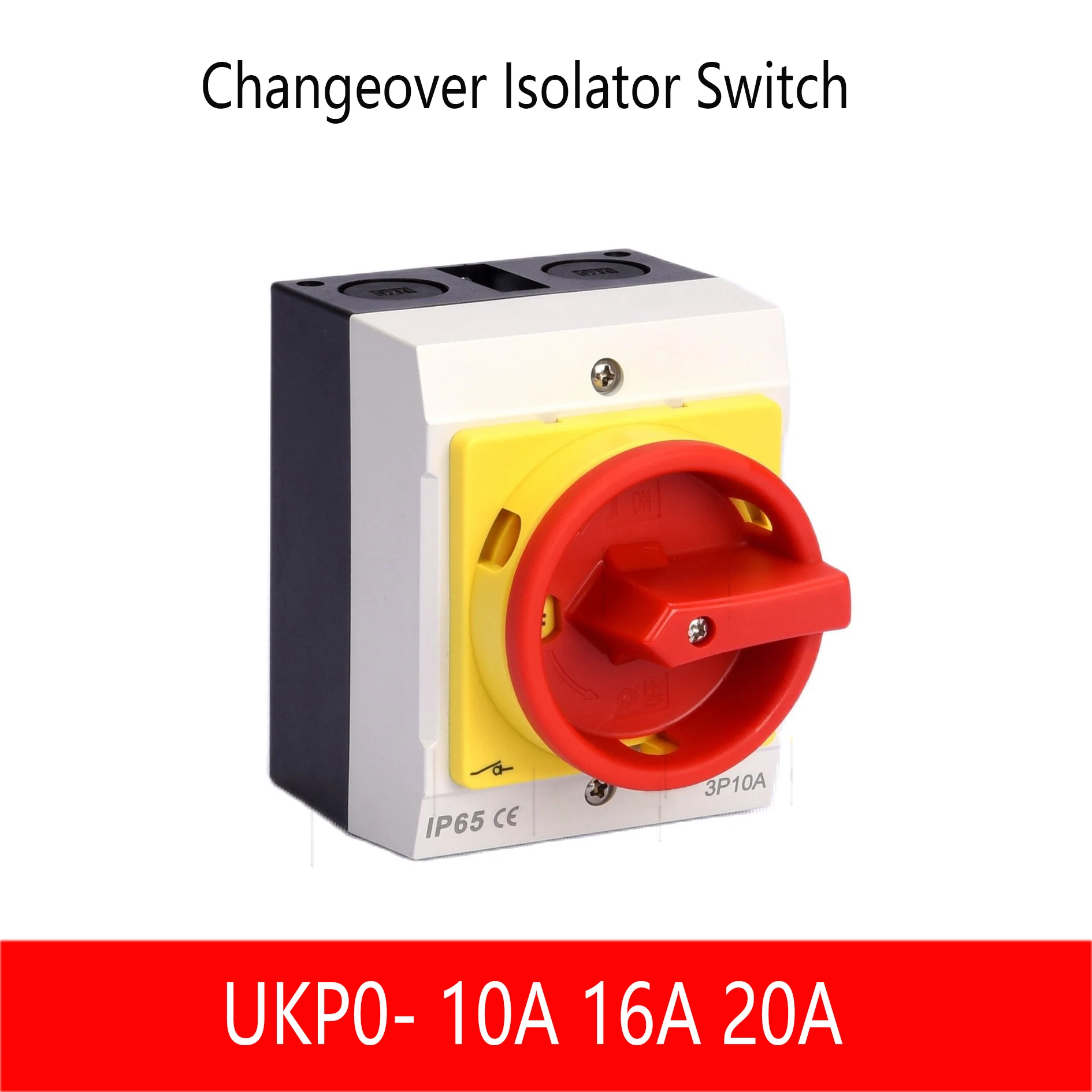 4pole 6A 10A 16A 20A 25A 3pole 32A 440V ELectric IP65 UK Isolator Switch Waterproof Switch ON OFF Disconnecting Switches