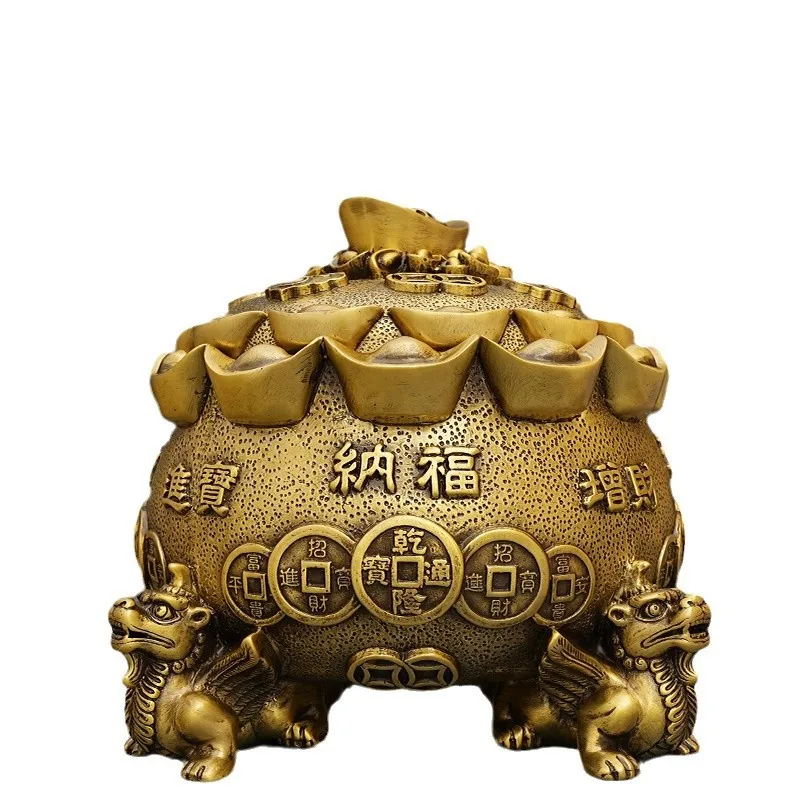Cornucopia incense burner ornament Pixiu piggy bank
