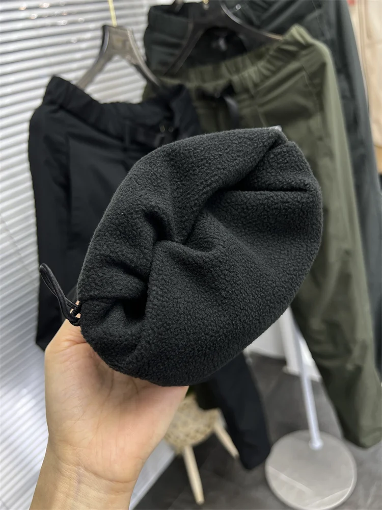Tech Waterproof Thiened Fce Foderato Outdoor Pantaloni casual da uomo Caldo stoccaggio Autunno Inverno Pantaloni lunghi Versatile Faion...