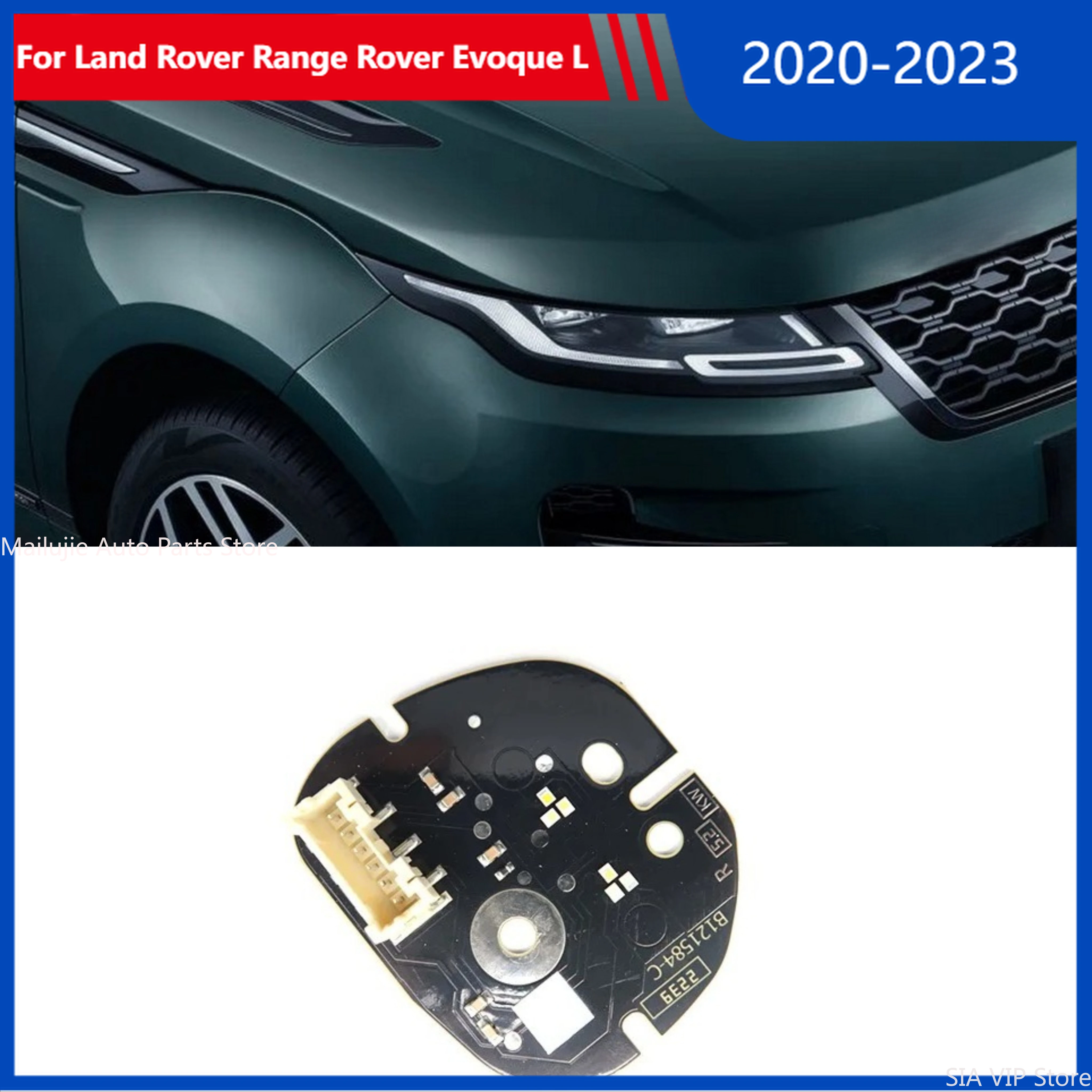 

For Land Rover Range Rover Evoque L 2020-23 Car Headlights DRL CHIP Ballast Light Source Board Chip Module White Light Angel Eye