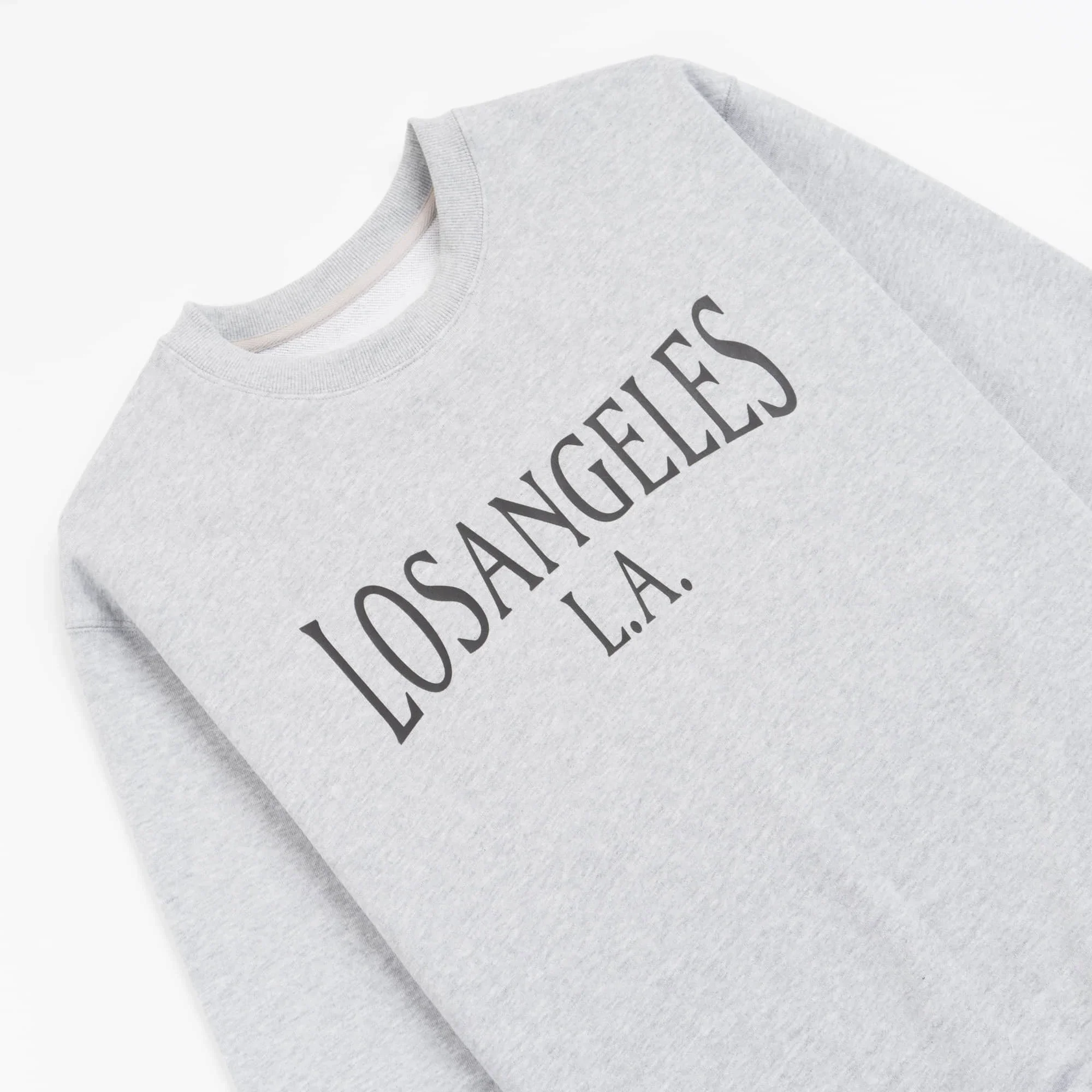 Luxury Brand Men’s Sweatshirt Featuring Classic Los Angeles Logo Print Designer Style Y2K Inspired Trendy Urban Streetwear