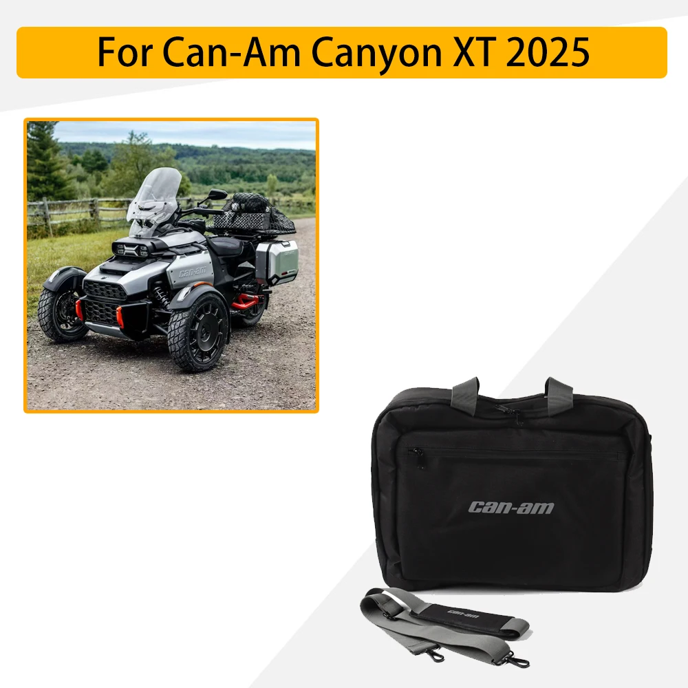 

Для Can-Am CANYON XT REDROCK 2025 комплект багажа для мотоцикла — седельные сумки, хвостовой ящик, внутренние сумки, чемоданы, ящик для инструментов