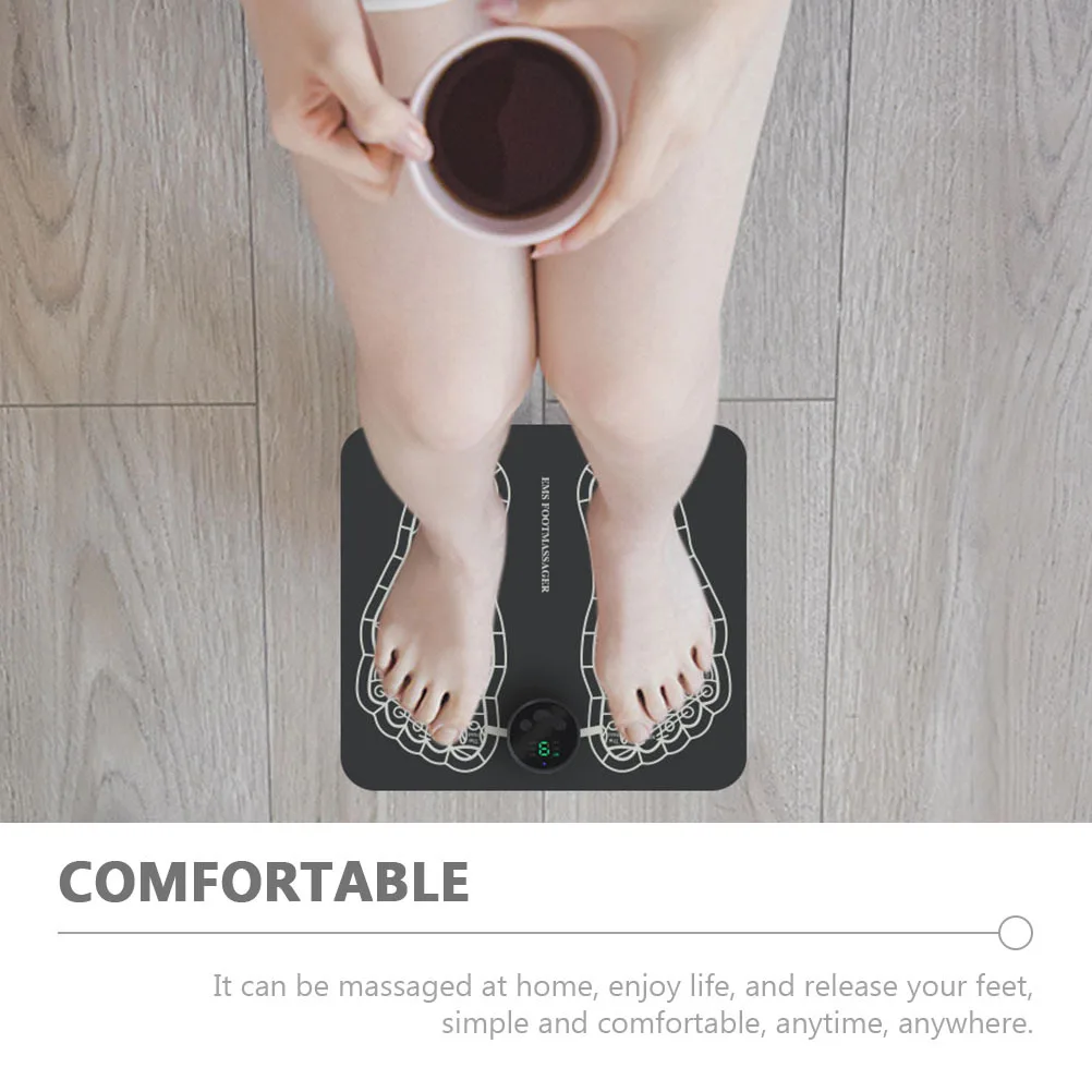 

Массажная подушка для ног, электрический микротоковый массажер для подошв, портативный аппарат для физиотерапии для домашнего использования