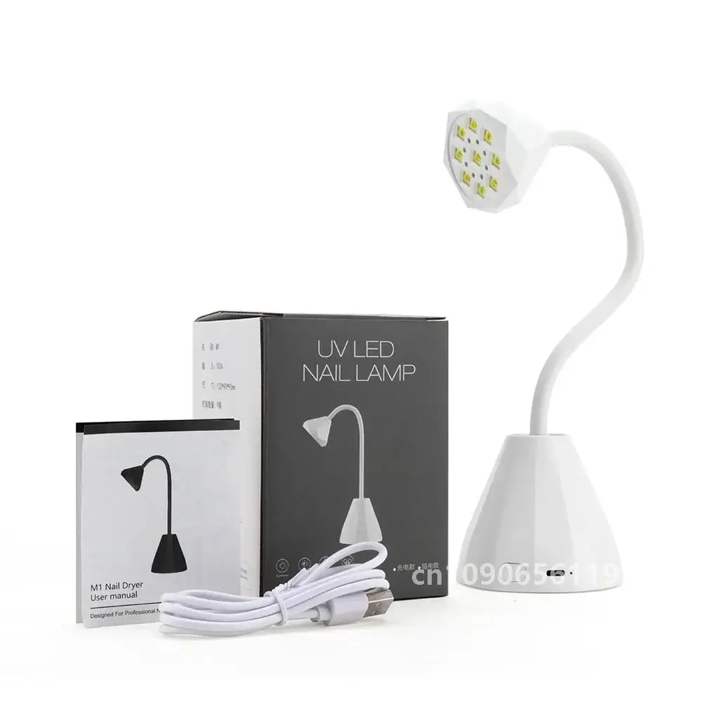 Lampada UV per unghie a LED 27W ad asciugatura rapida per unghie a capsula Americal cura tutto il gel 360 ° Asciugacapelli girevole per polimerizzazione smalto senza fili/cablato