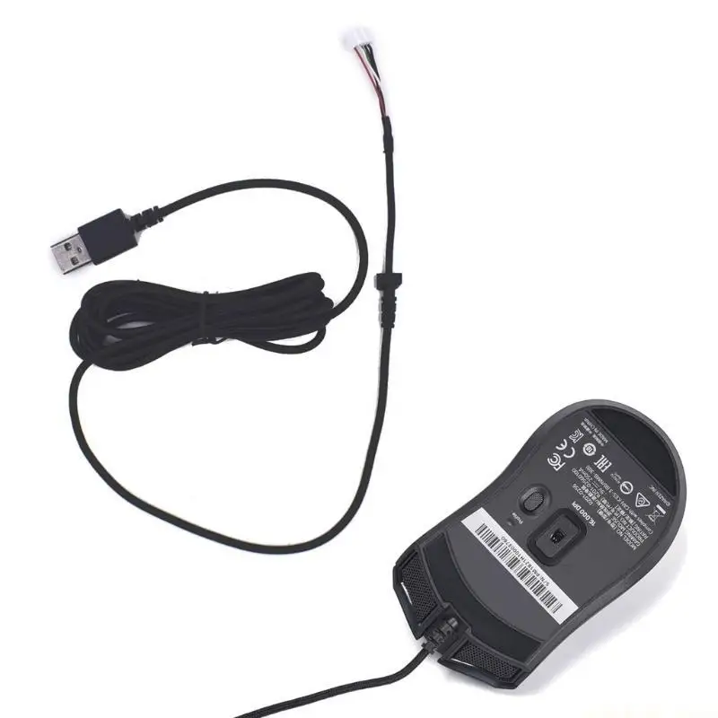 Durable Mouse Accessories Nylon Braided Line Mouse Cable Replacement Wire for Razer Gaming Mouse