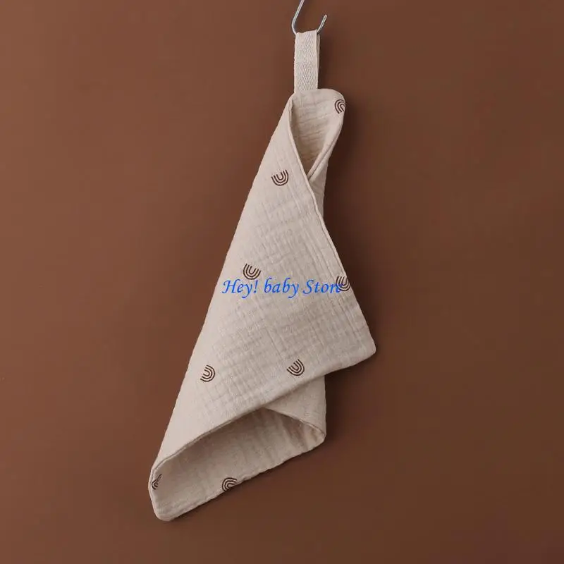 Q1FE 10 Pcs Towel Baby Facecloth Baby Bath Towel Handkerchief Cotton Burp Cloth Soft Absorbent Gauze Kindergarten Washcloth