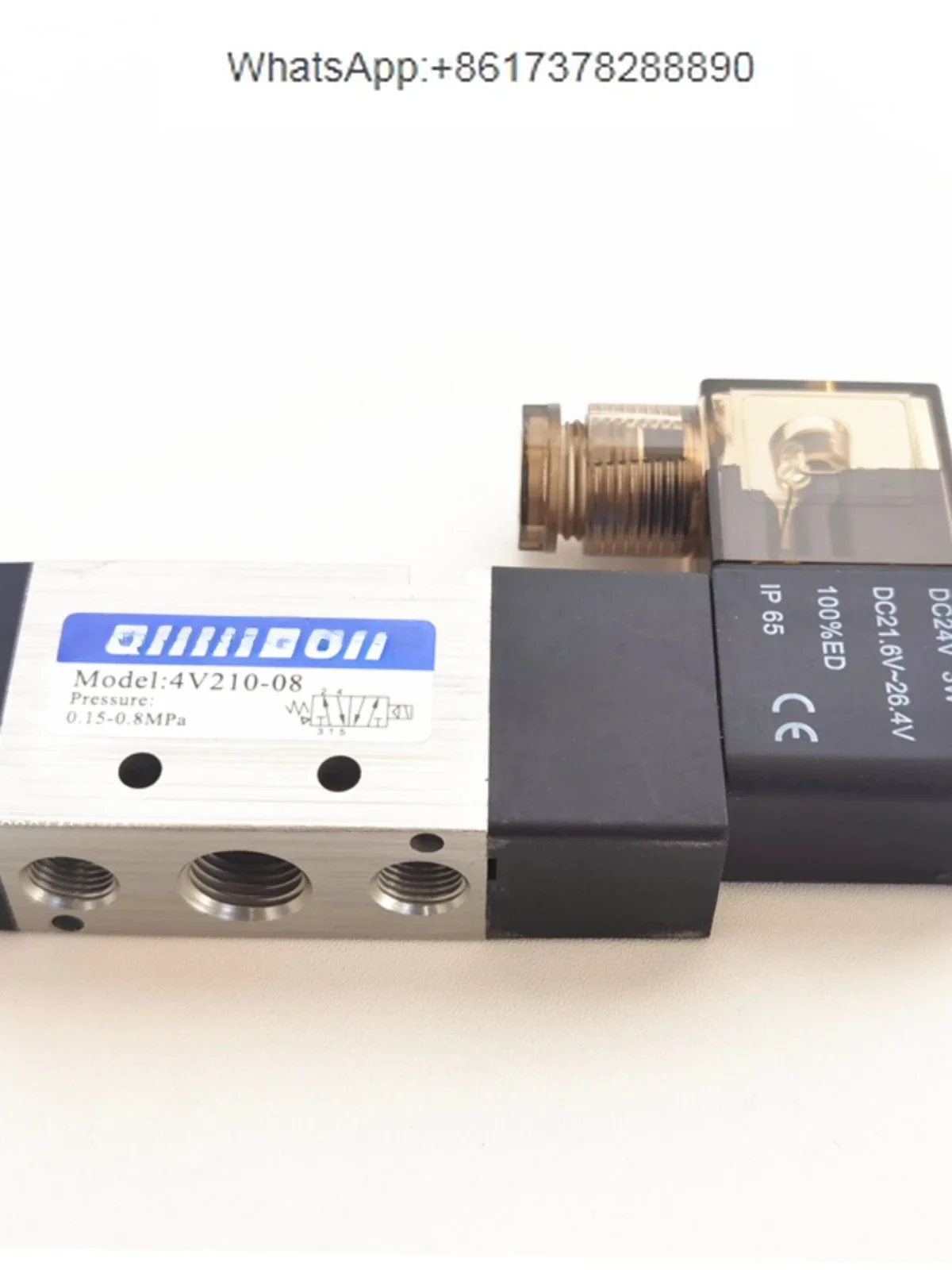 4V210-08-DC24V AC220V high quality solenoid valve 40 million life imported seal