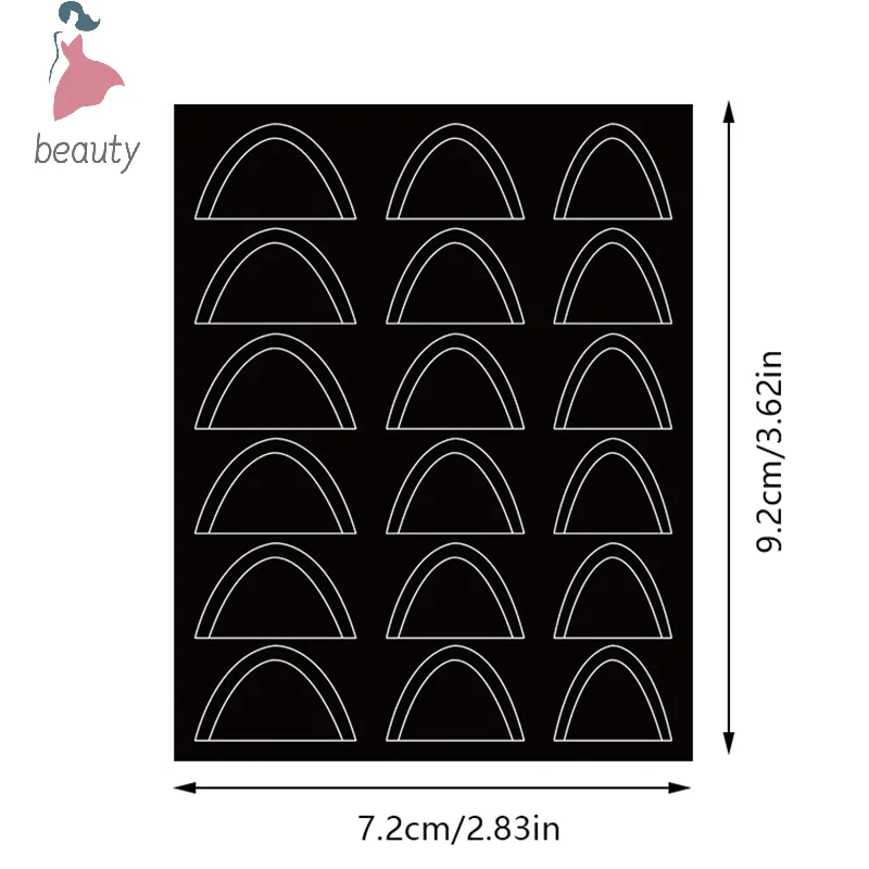 شرائط استنسل مانيكير فرنسية لفن الأظافر ، أشكال أظافر الشريط ، ملصقا أدلة طرف الحافة ، خط متموج ديي ، نصائح أدلة ملصقات ، أدوات الأظافر