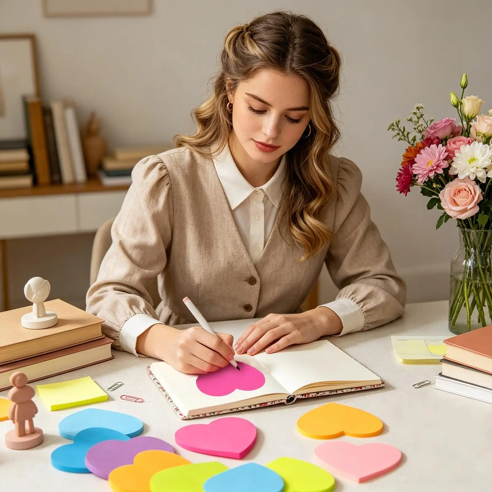 Sticky Notes Easy To Stick School Supplies Aesthetic Sticky Notes For Home Office School Classroom College Elementary Teachers