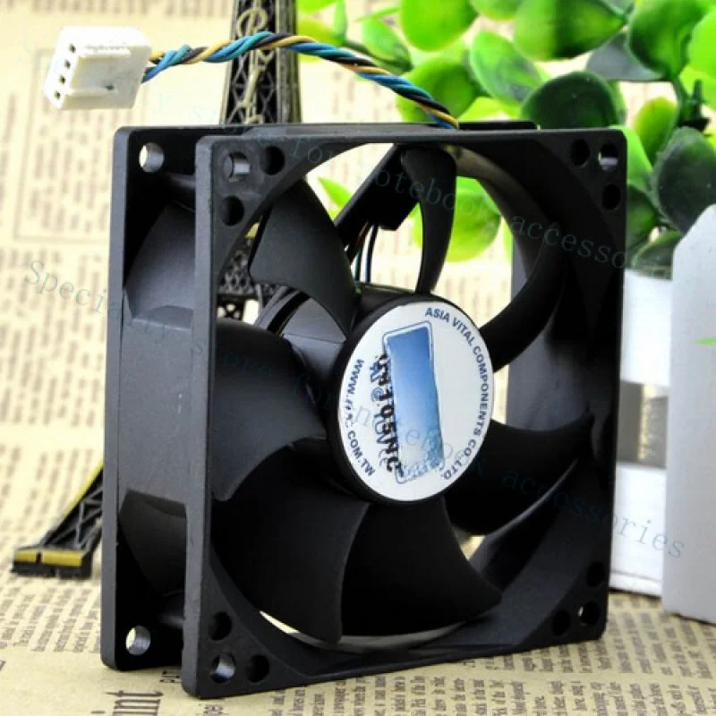 A+ Genuine Original Evercool Jet Cold Efs-08e12h-p2 8025 4-wire Pwm Fan 12v 0.35a