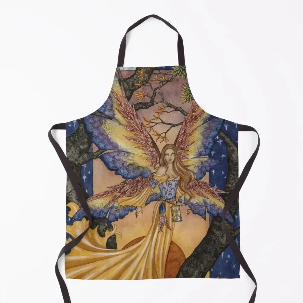 

Tempus Fugit Apron Salon Household Items Useful kitchen item New year's Apron