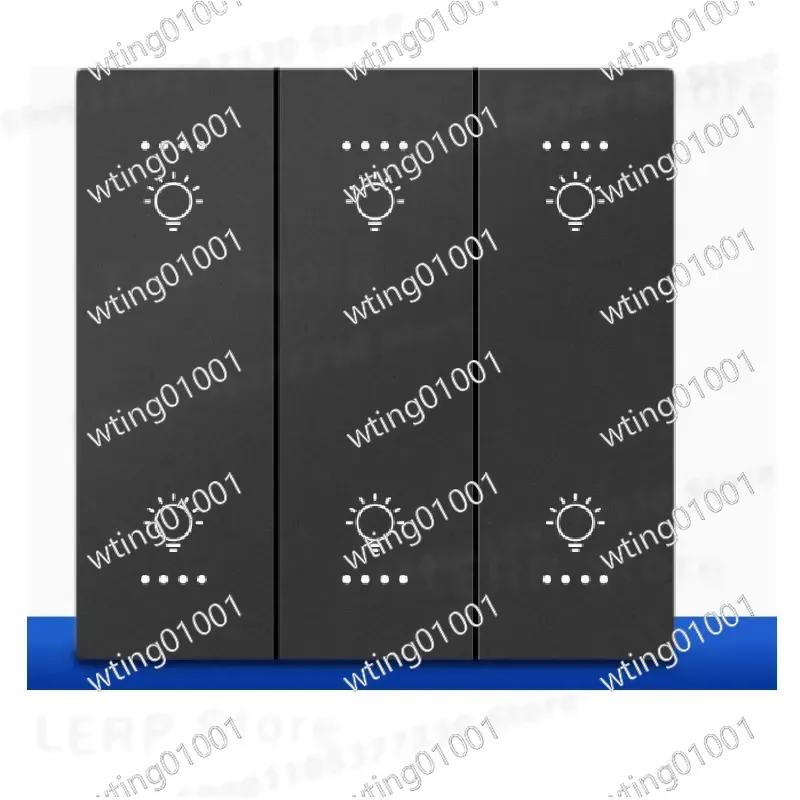 for Intelligent Panel Switch RS485 Serial Protocol Control Programmable Relay Hotel 86 Type Touch Remote Control