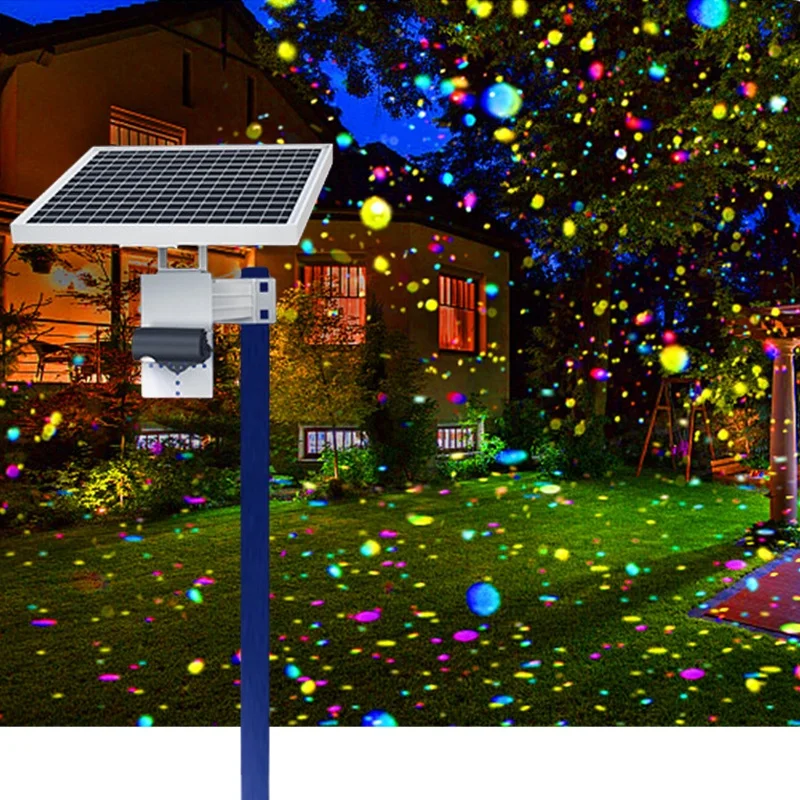 

30W Dynamic Firefly Star Solar Laser Projection Light Scenic Park Lighting Outdoor Atmosphere Lamp IP65 Waterproof Laser Light