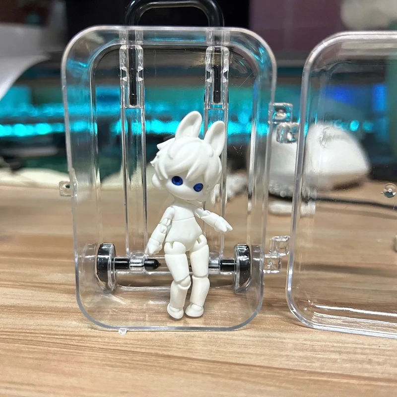 New 6cm Bjd Doll (Random Eyeballs) Mini Girl Toys 3D Printing Pet Doll, No Make Up, Dress Up Play House Fashion Birthday Gift