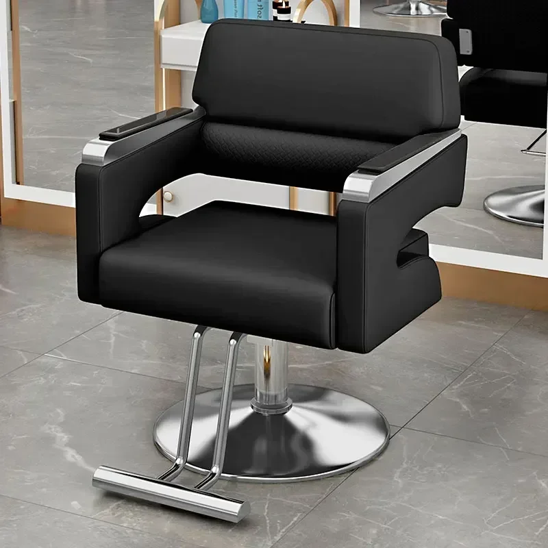 Women Luxury Barber Chair Beauty Portable Lash Barbershop Designed Salon Chair Hairdressing Makeup Silla De Barbero Furniture