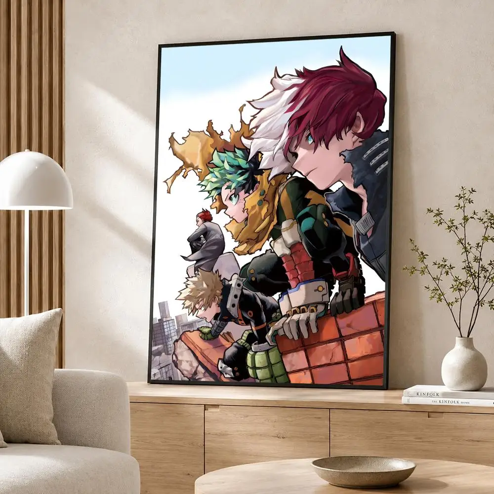 Anime My Hero Academia Poster Poster-Wandaufkleber, wasserfest, selbstklebend, HD-Kunst, Schlafzimmer, Bar, Dekoration – Detail 15