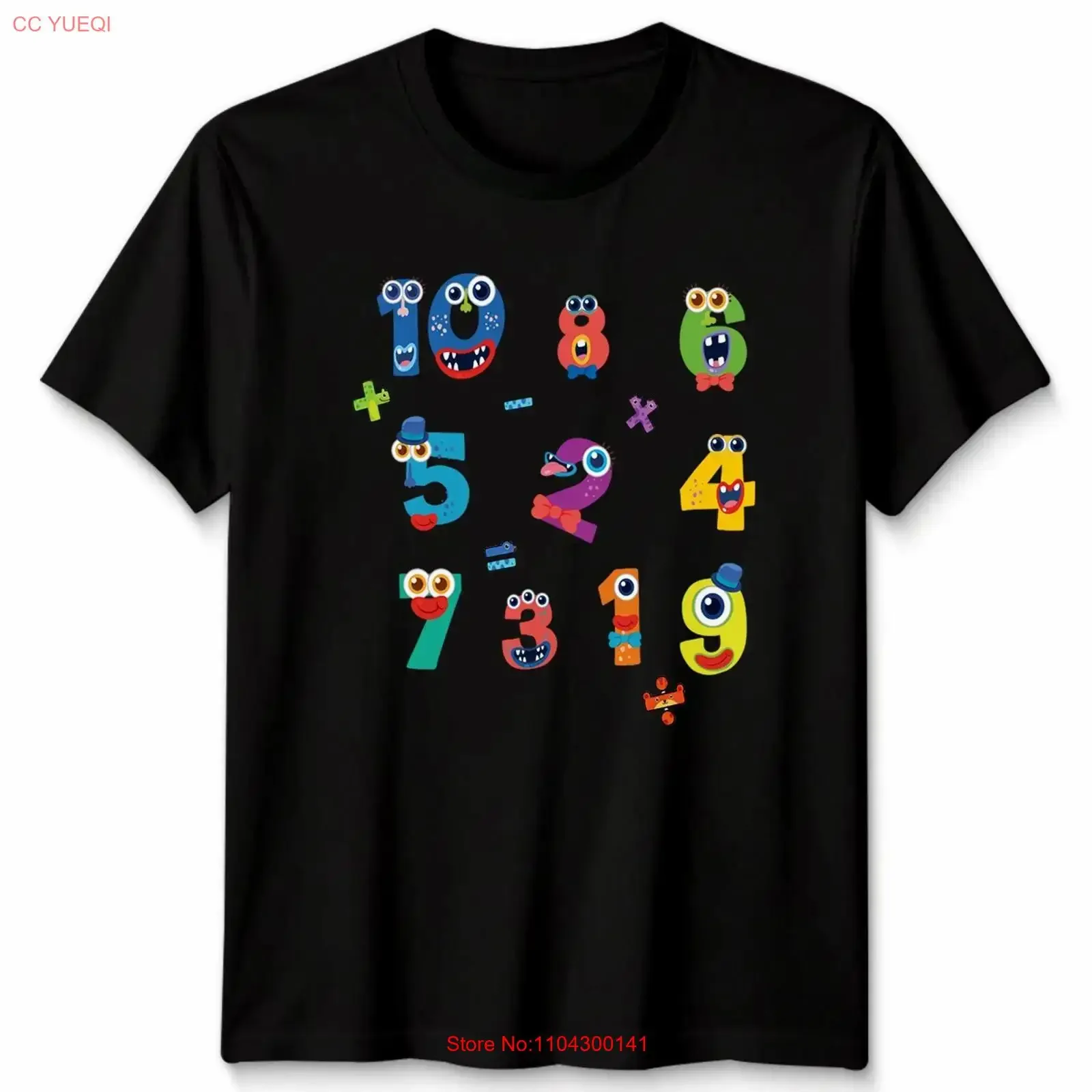 Playful Numbers day Mathematics Education Mens T Shirt Womens long or short sleeves vintage Washed Slightly fashion graphic
