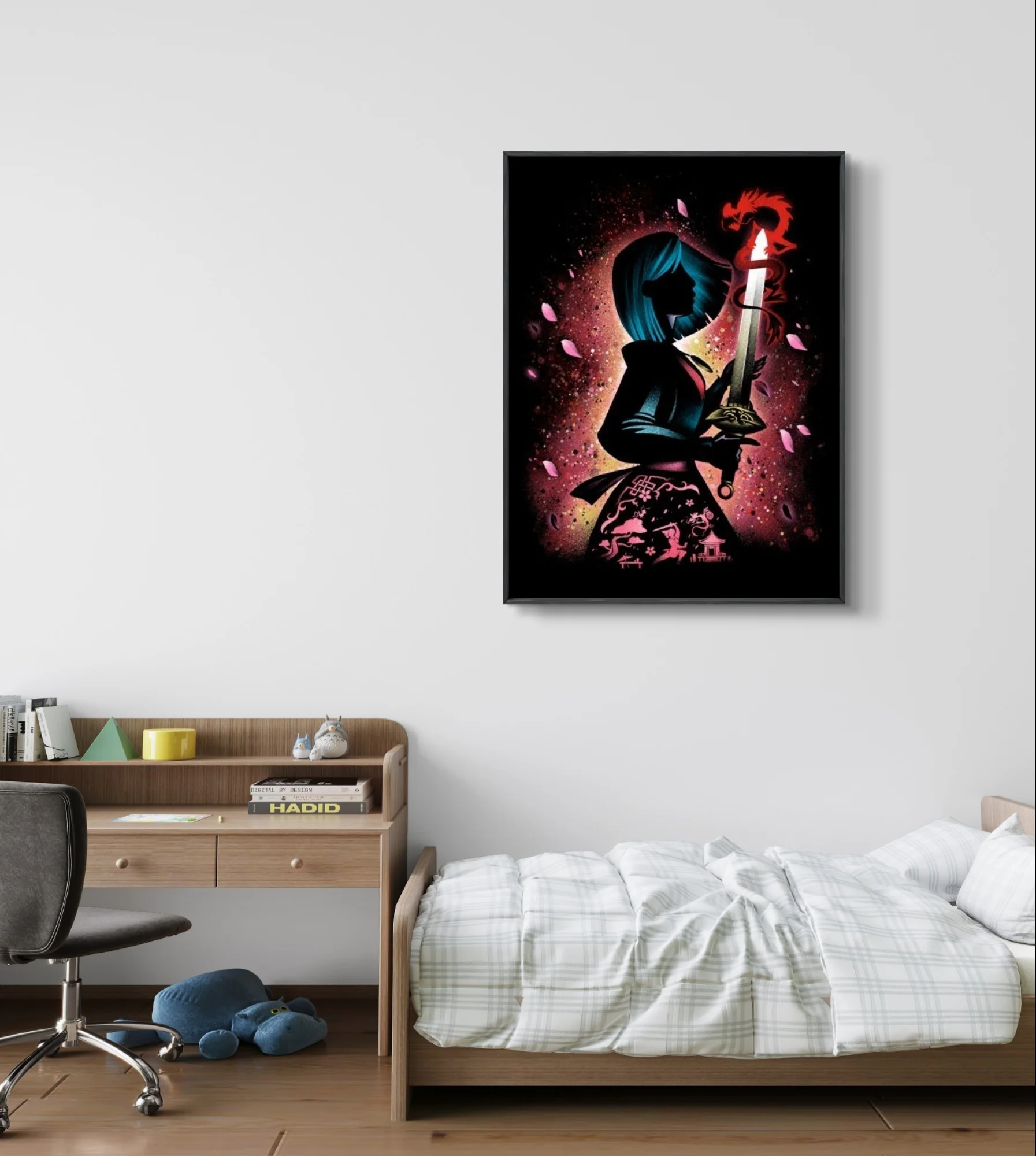 M-Mulan 5D Diamond Painting Kit Cartoon Princess Mural DIY Diamond Embroidery Cross Stitch Child Hand Girl Gift Home Wall Decor