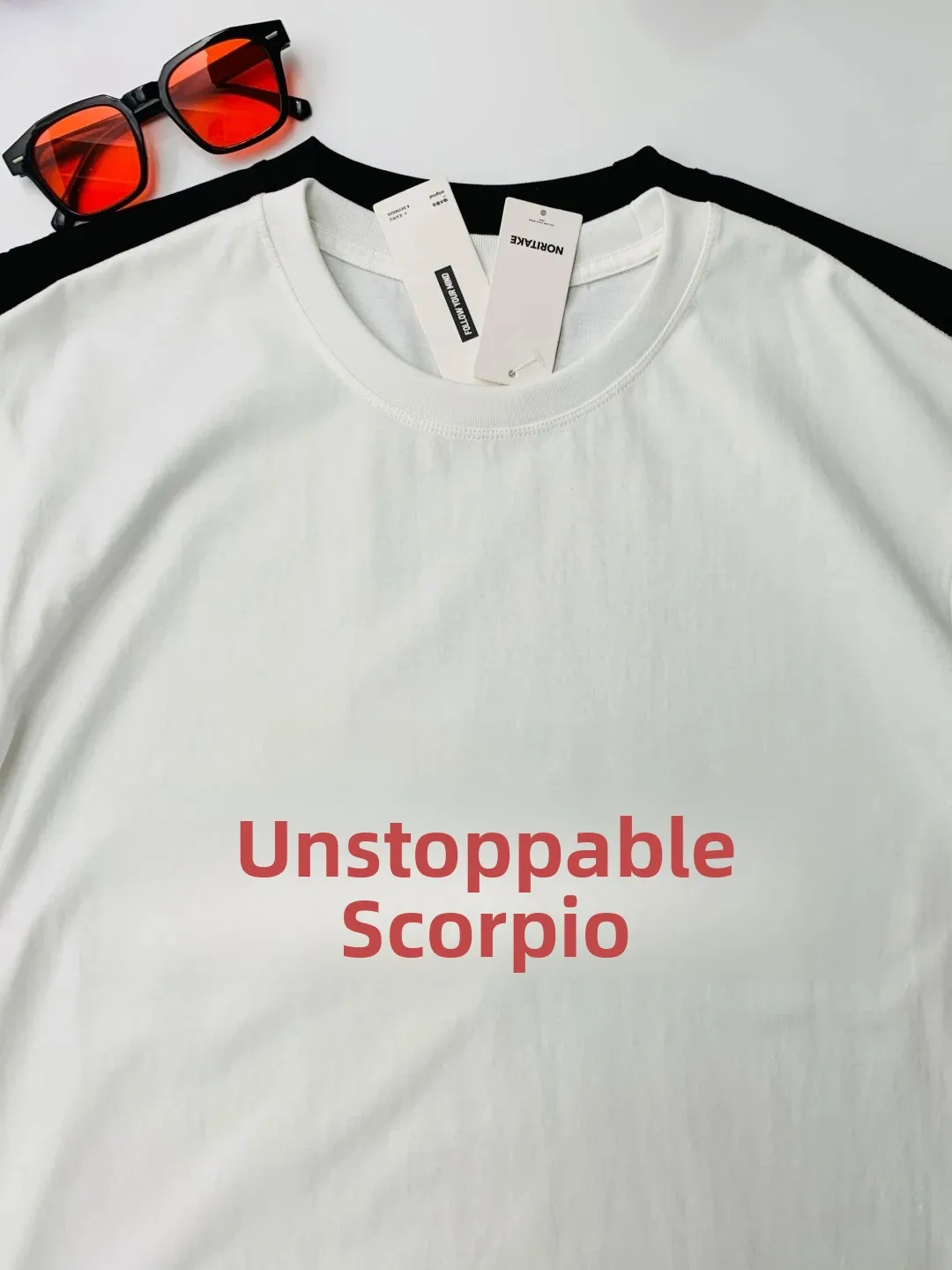 Creative Zodiac Sign Humor Print Casual Cotton Short Sleeve T-Shirt Unisex Commute Friendly Alluring Scorpion Sound Alike Design