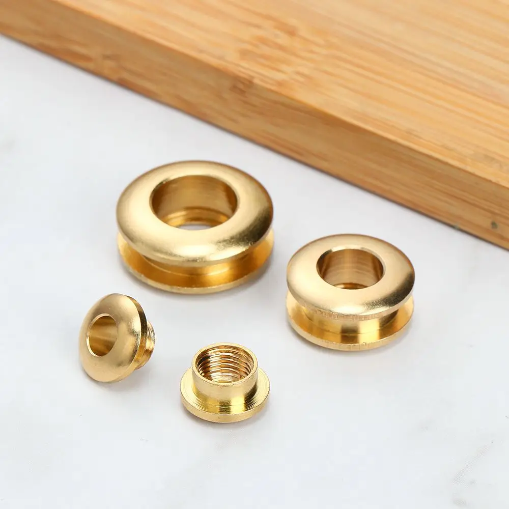 

2 PCS Solid Brass Screw Back Eyelets With Washer Grommets Leather Craft Accessory for Bag Garment Shoe Clothes DIY Decoration