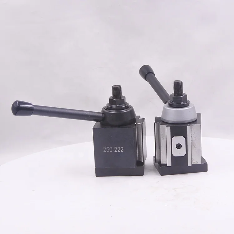 Quick Change Tool Post Piston Type 250-100 250-200 250-300 250-400 Turning and Boring Set Wedge Type Tool Post