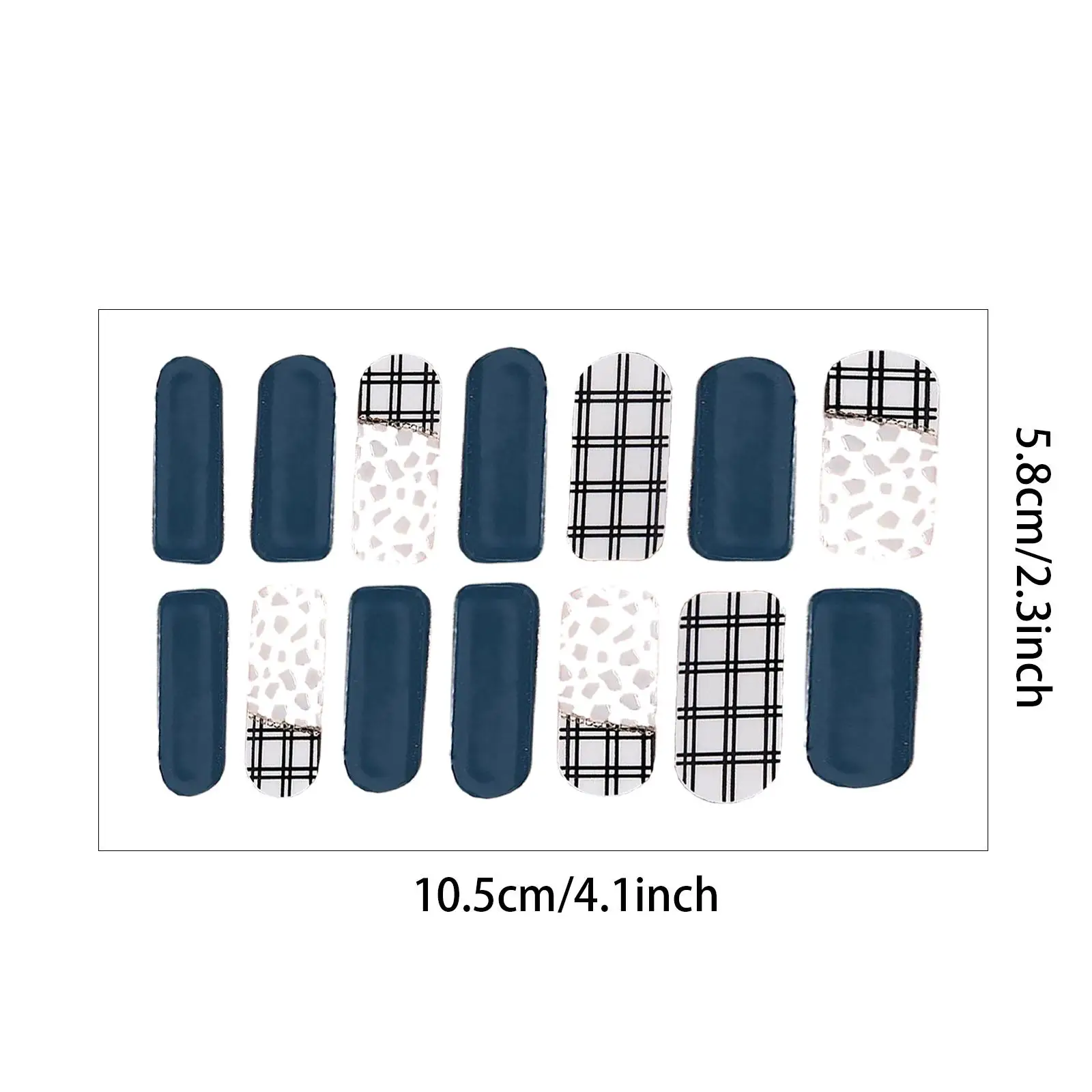 Nail Wrap Stickers for Women And Girls, Fashion Decoration, Nail Strips, Full Wraps