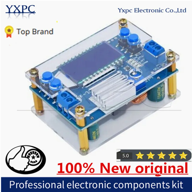 CC CV DC 6.5-36V to 1.2-32V 5A 75W Step Down Buck Converter Power Supply Module Voltage Regulator Transformer with Case Heatsink