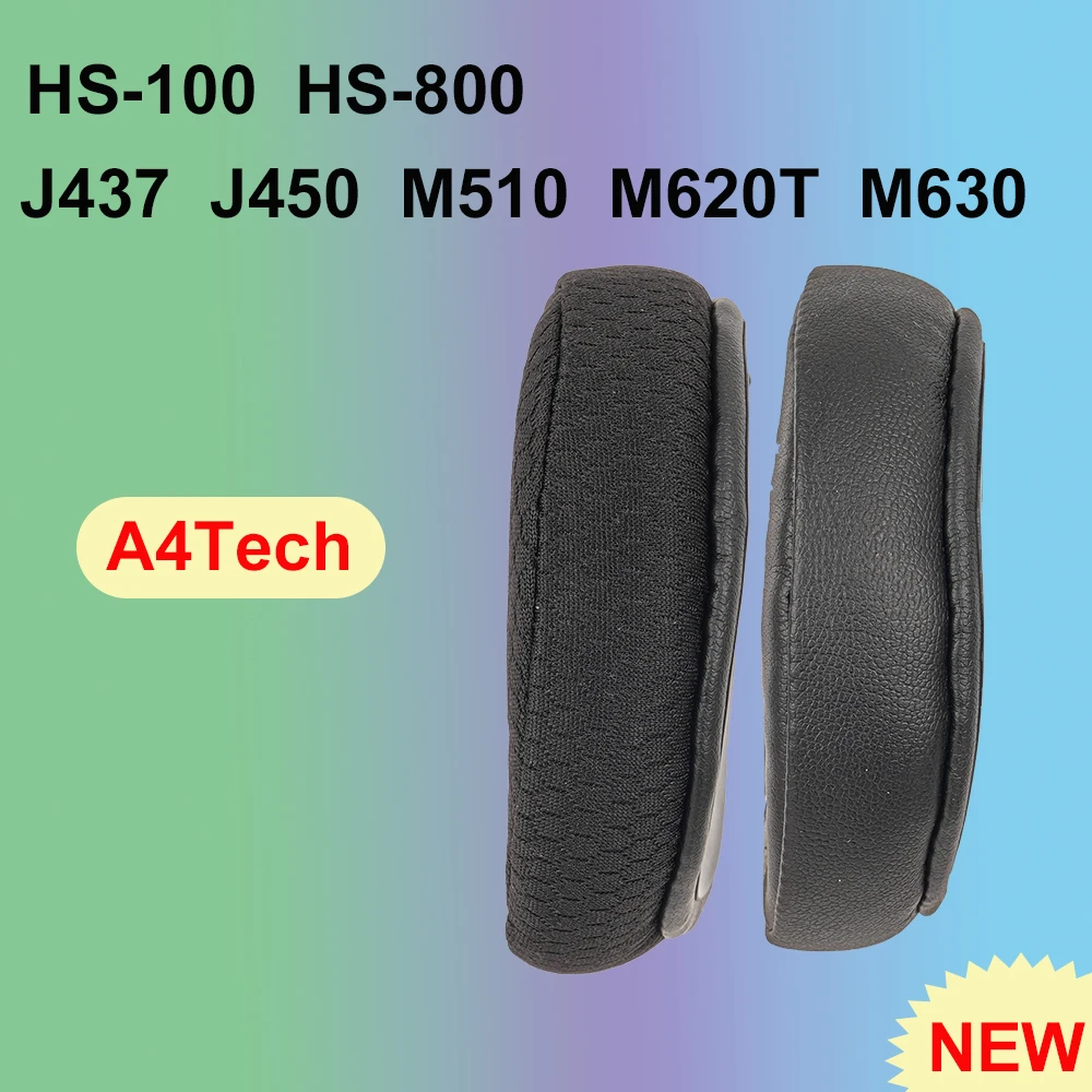 New Design Thick Earpads for A4Tech HS100 HS800 Headphones J437 J450 Ear Pad Cushions Replacement M510 M620T M630