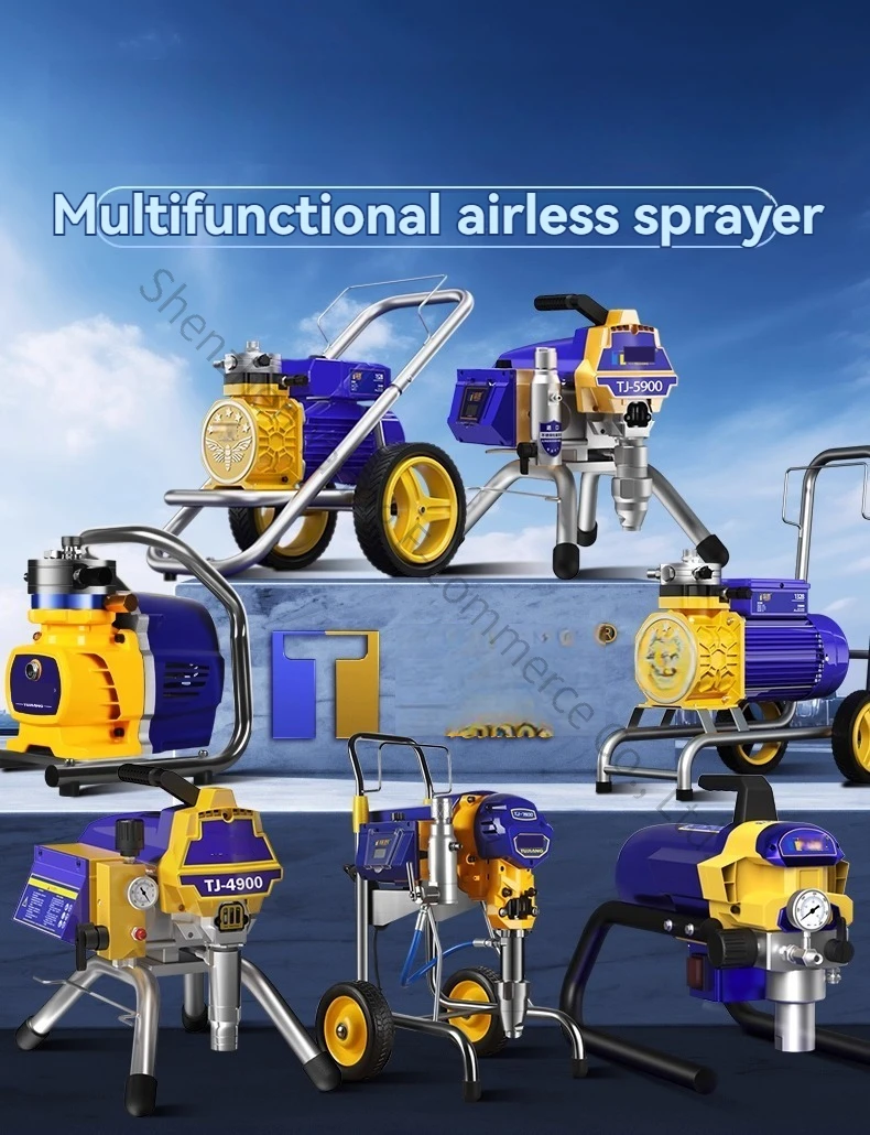 High Pressure Airless Latex Paint Spraying Machine Multi Functional Coating Paint Three Proof Paint Spraying Machine Spray Gun