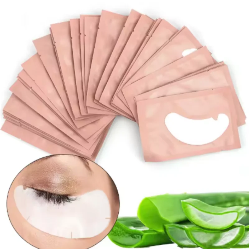 10/30/50/100 pièces de patchs pour les yeux pour les extensions de cils, patchs en papier, autocollants pour les yeux greffés, patchs en hydrogel pour les cils, outils de maquillage
