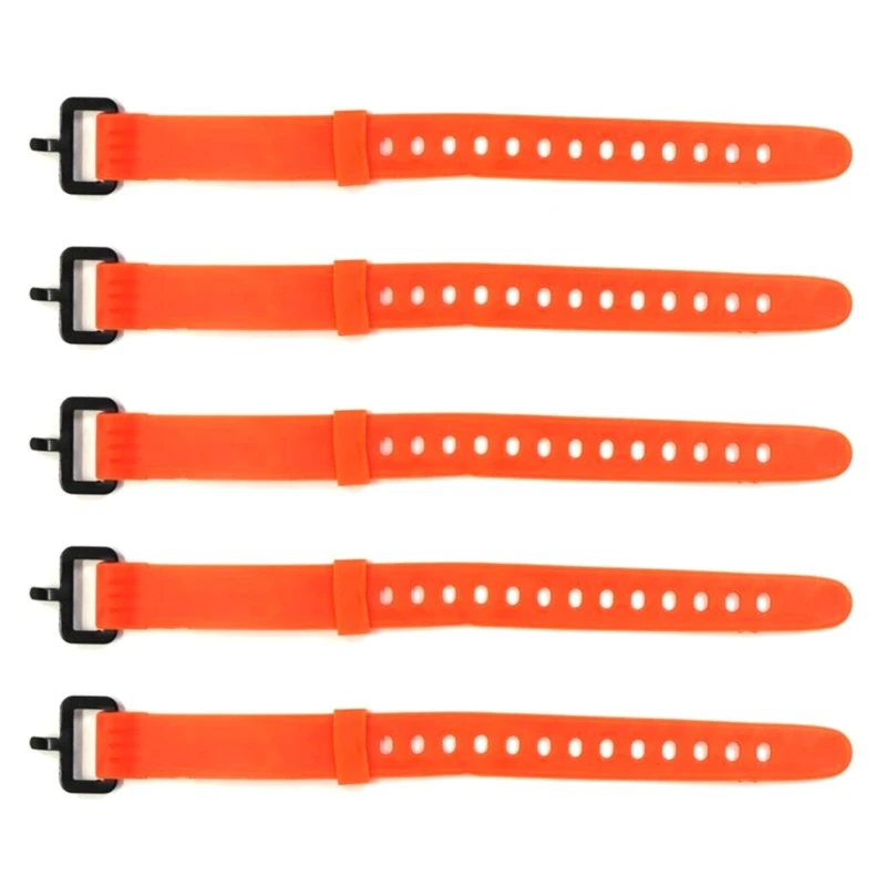 

5/10pcs Travel Tied Belt Campings Cargo Storage Belt Buckle Outdoor Rubber Buckle Strap Luggages Lashes Belt Strap