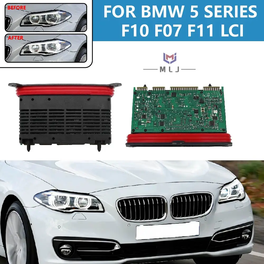 TMS LED Headlight Driver Power Control Unit Module For BMW 5 Series F10 F11 LCI 2014-2017 OE 63117440878 63117427611 63117381018