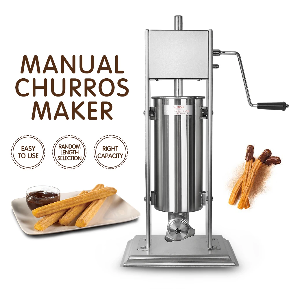 ITOP 3L/5L Manual Churros Maker Latin fruit Machine Desktop Spanish Churrera Machine Churros extruder Commercial Equipment