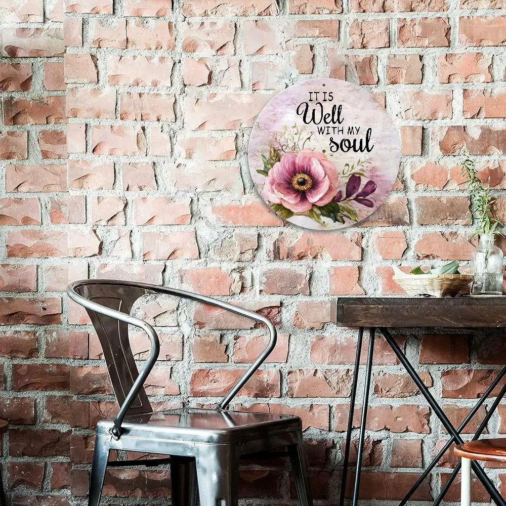 8x8 Inch Aluminum Wall Sign - 